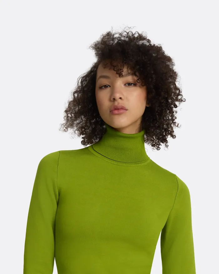 Women Safiyaa Myaree Olive Knit Midi Dress Olive Knitwear