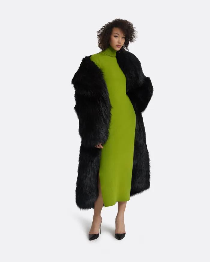 Women Safiyaa Myaree Olive Knit Midi Dress Olive Knitwear