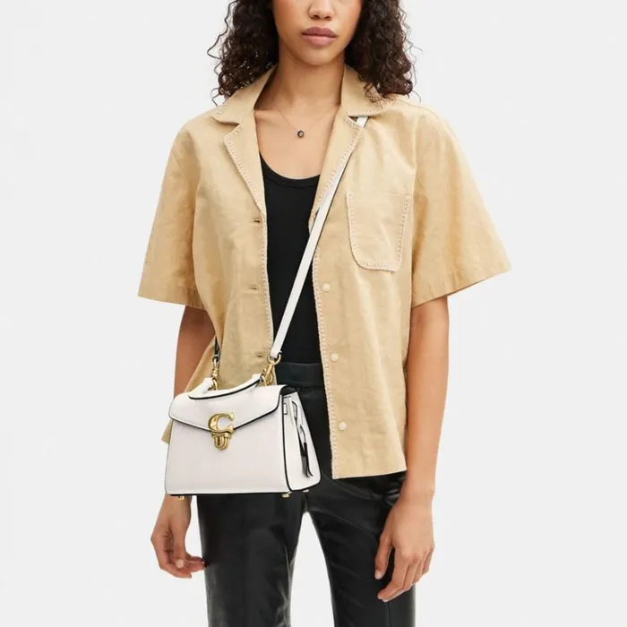 Women Sammy Top Handle 21 Brasschalk Coach Crossbody Bags