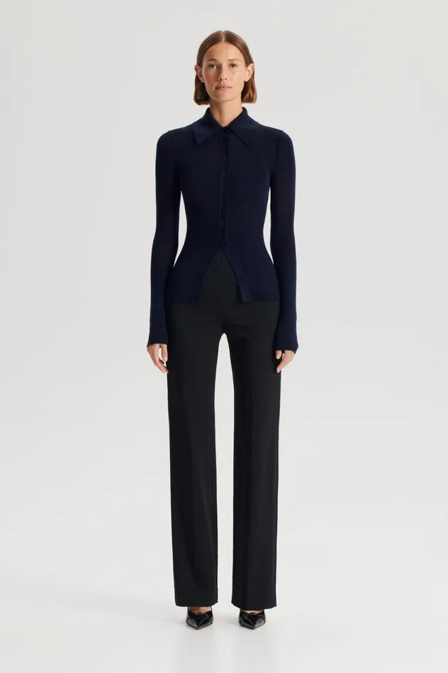 Women Scanlan Theodore Babywool BABYWOOL CARDIGAN Navy All