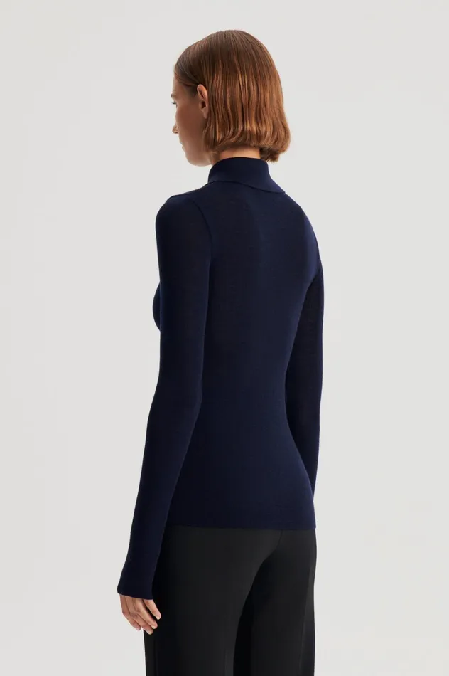 Women Scanlan Theodore Babywool BABYWOOL CARDIGAN Navy All Women Scanlan Theodore Babywool BABYWOOL CARDIGAN Navy All