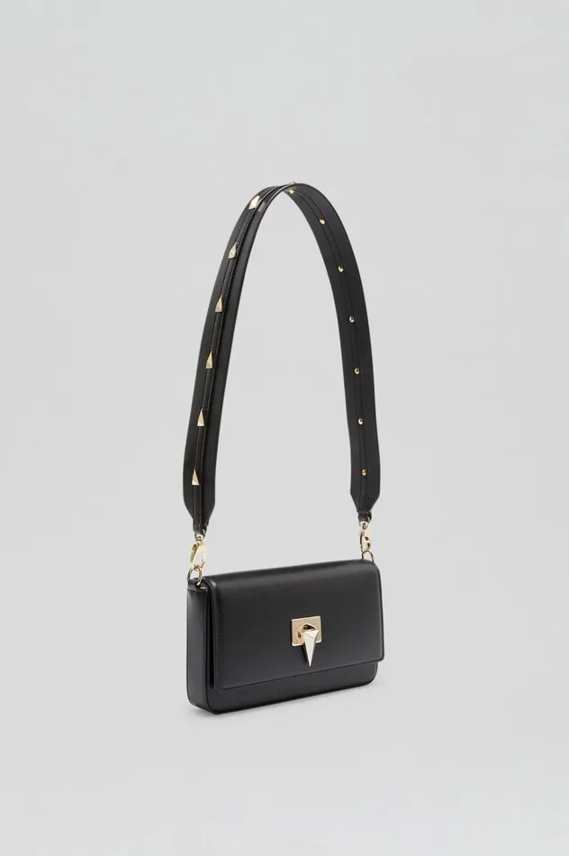 Women Scanlan Theodore Bags TRIANGLE SLIM BAG Black