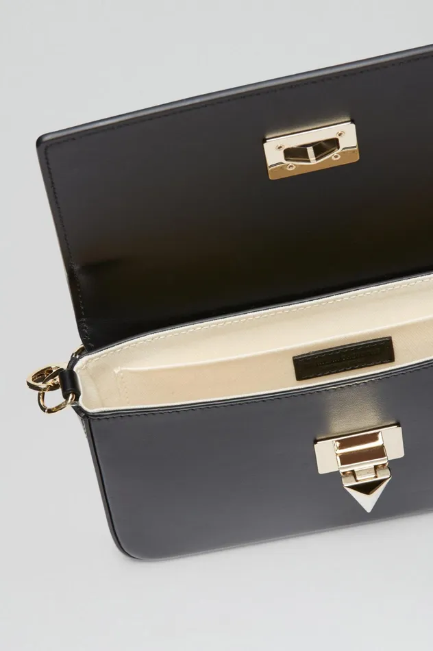 Women Scanlan Theodore Bags TRIANGLE SLIM BAG Black