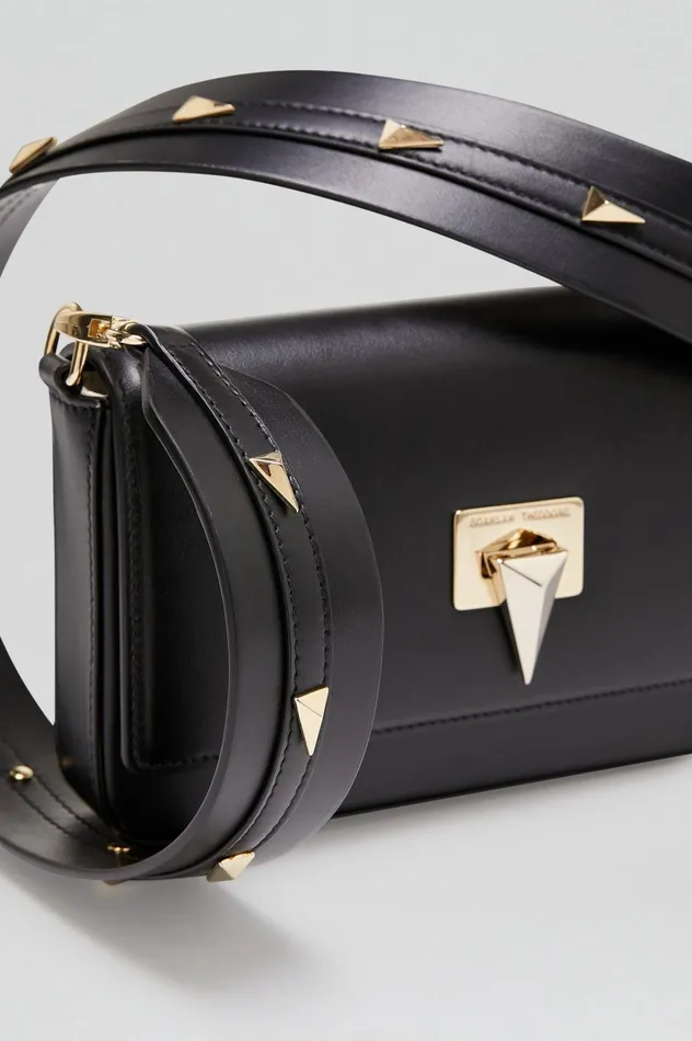 Women Scanlan Theodore Bags TRIANGLE SLIM BAG Black