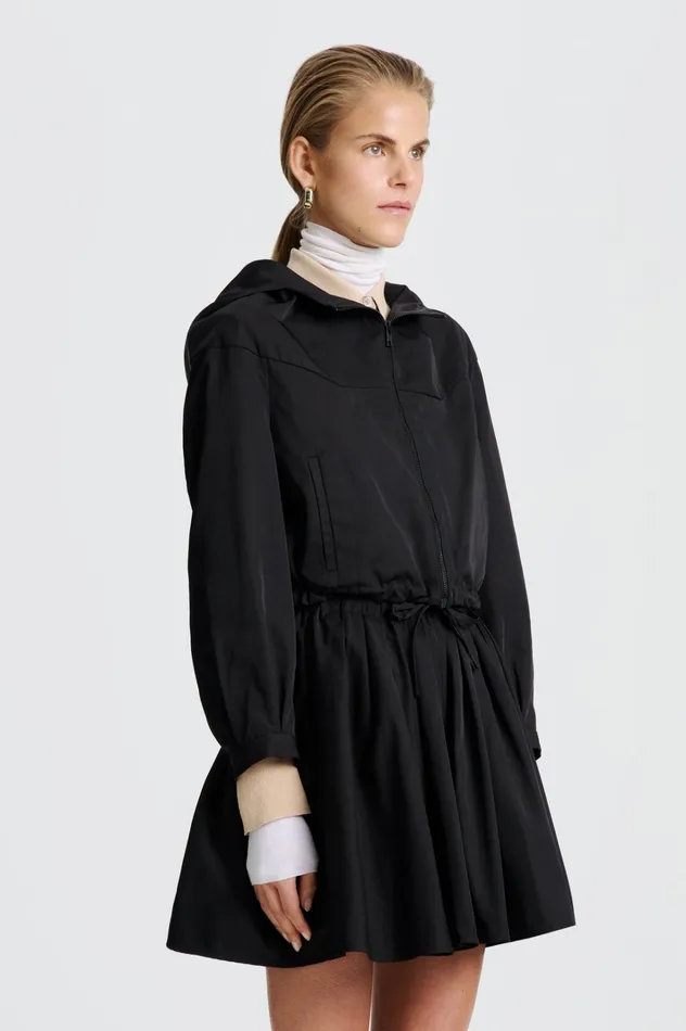 Women Scanlan Theodore Jackets TECH BOMBER Black Women Scanlan Theodore Jackets TECH BOMBER Black