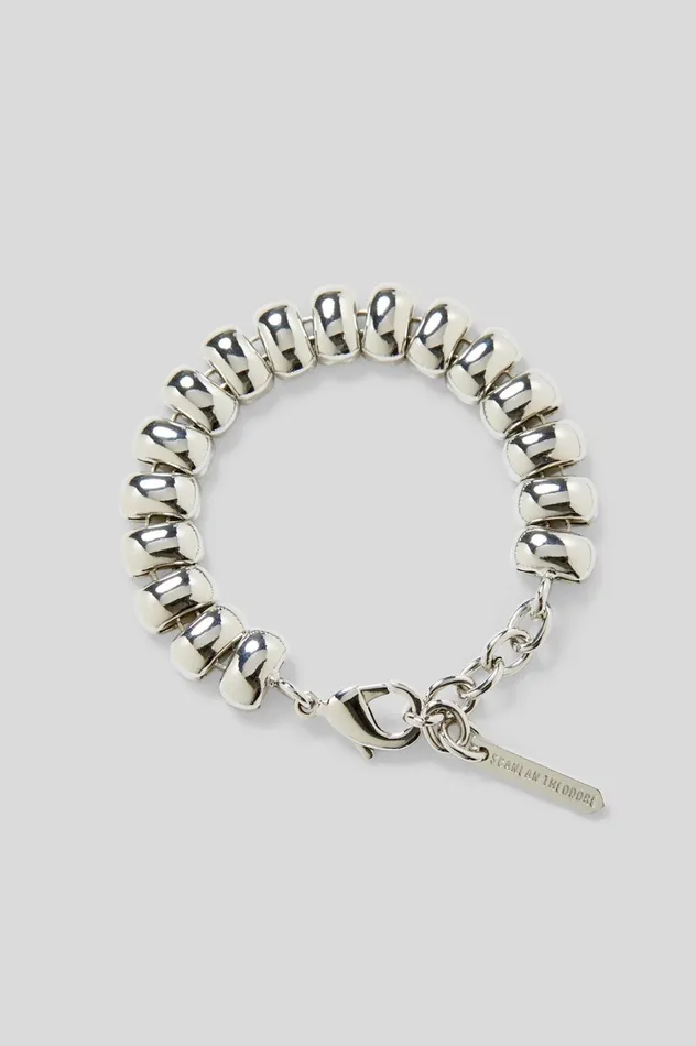 Women Scanlan Theodore Jewelry BEETLE CHAIN BRACELET Silver Women Scanlan Theodore Jewelry BEETLE CHAIN BRACELET Silver