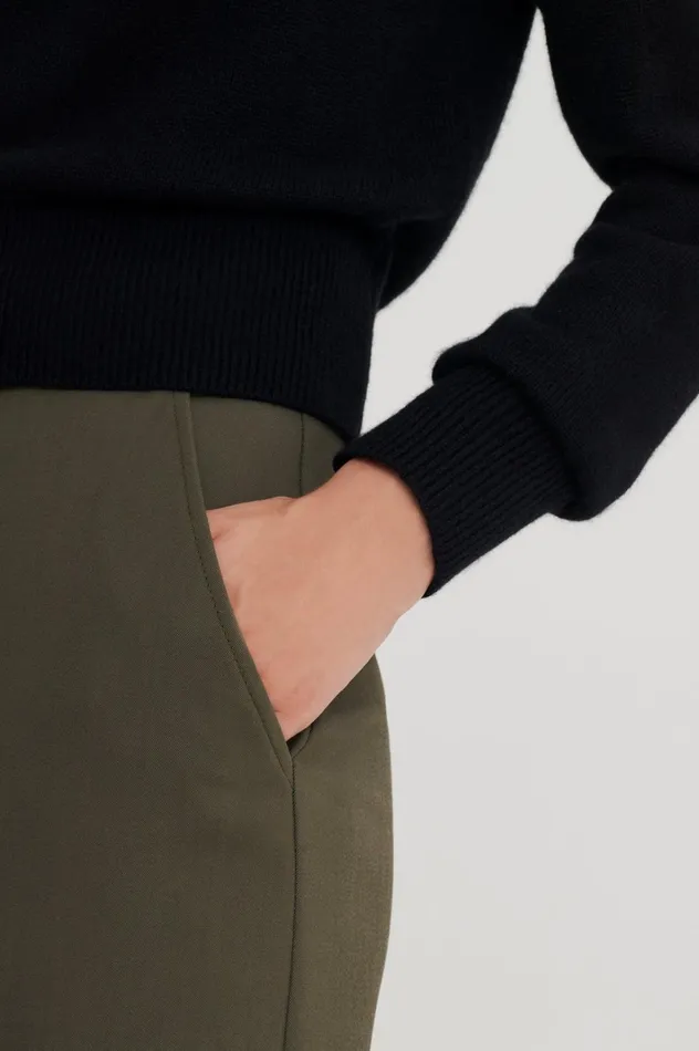 Women Scanlan Theodore Knitwear CASHMERE CREW SWEATER Black Women Scanlan Theodore Knitwear CASHMERE CREW SWEATER Black