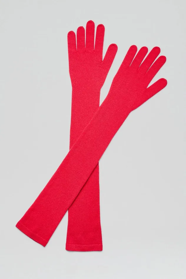 Women Scanlan Theodore Knitwear CASHMERE GLOVES Rosa Women Scanlan Theodore Knitwear CASHMERE GLOVES Rosa
