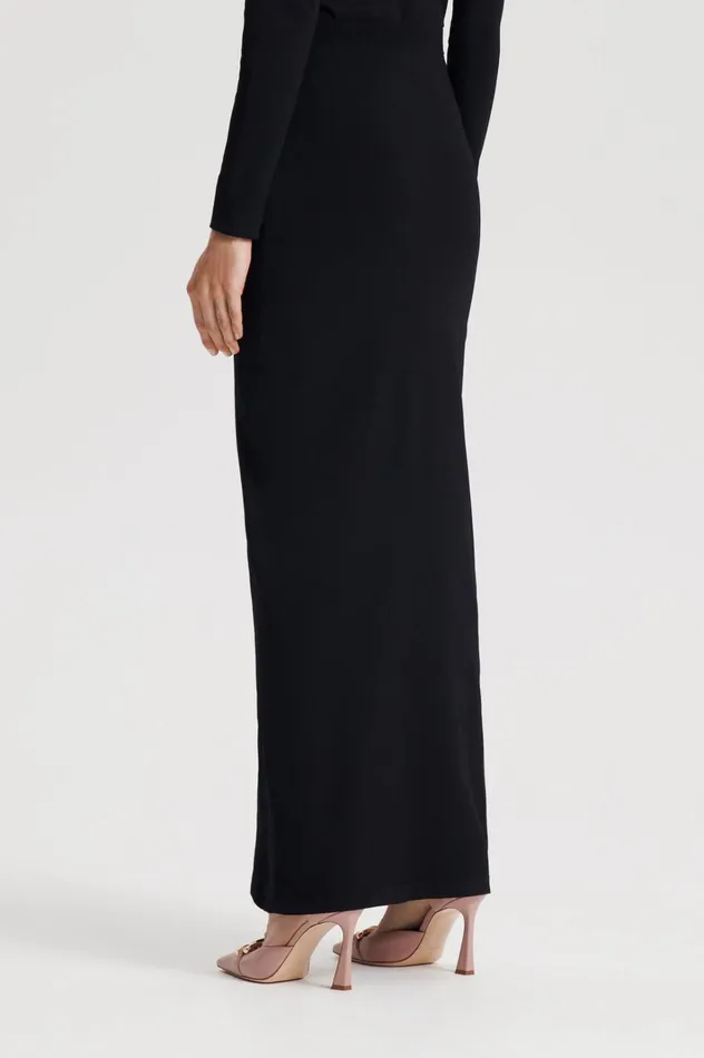 Women Scanlan Theodore Skirts MICRO KNIT SKIRT Black Women Scanlan Theodore Skirts MICRO KNIT SKIRT Black