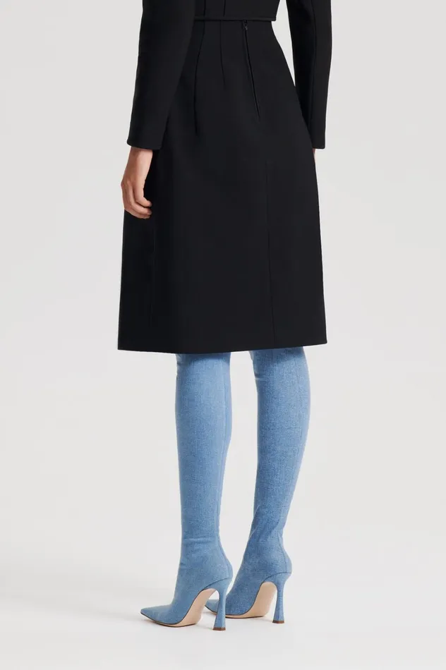 Women Scanlan Theodore Skirts MILANO PLEAT SKIRT Black Women Scanlan Theodore Skirts MILANO PLEAT SKIRT Black