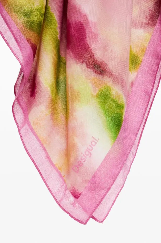 Women Scarves And Scarf Desigual Rectangular Watercolor Scarf