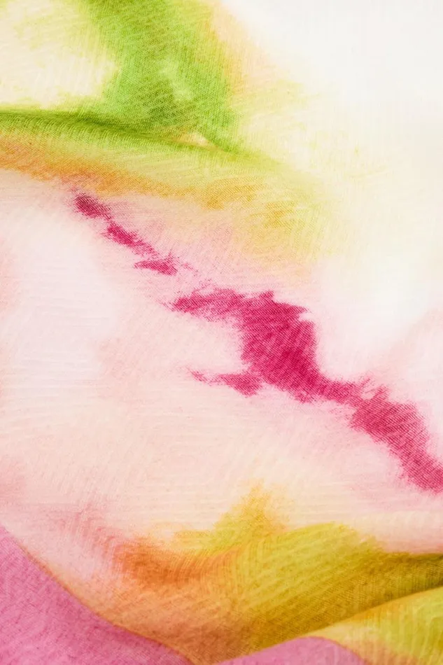 Women Scarves And Scarf Desigual Rectangular Watercolor Scarf