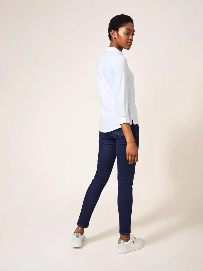 Women SHIRTS and BLOUSES White Stuff Annie Jersey Shirt Brilliant White Women SHIRTS and BLOUSES White Stuff Annie Jersey Shirt Brilliant White