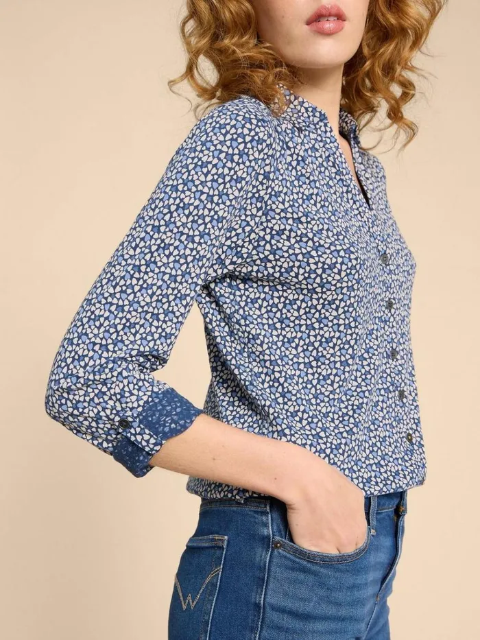 Women SHIRTS and BLOUSES White Stuff ANNIE PRINTED SHIRT Blue Print Women SHIRTS and BLOUSES White Stuff ANNIE PRINTED SHIRT Blue Print