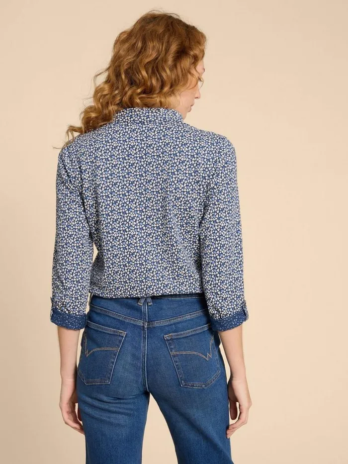 Women SHIRTS and BLOUSES White Stuff ANNIE PRINTED SHIRT Blue Print Women SHIRTS and BLOUSES White Stuff ANNIE PRINTED SHIRT Blue Print