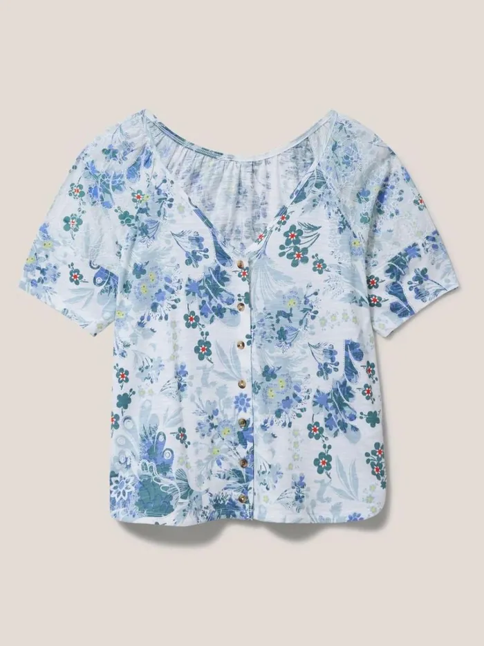 Women SHIRTS and BLOUSES White Stuff BRODERIE MIX TWO WAY TOP White Print Women SHIRTS and BLOUSES White Stuff BRODERIE MIX TWO WAY TOP White Print