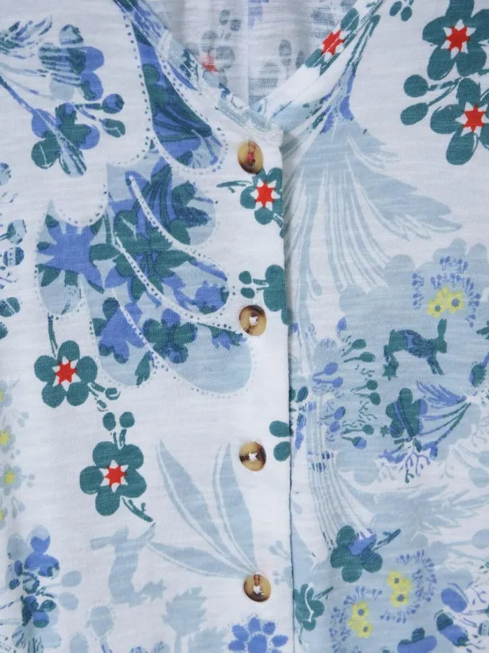Women SHIRTS and BLOUSES White Stuff BRODERIE MIX TWO WAY TOP White Print Women SHIRTS and BLOUSES White Stuff BRODERIE MIX TWO WAY TOP White Print