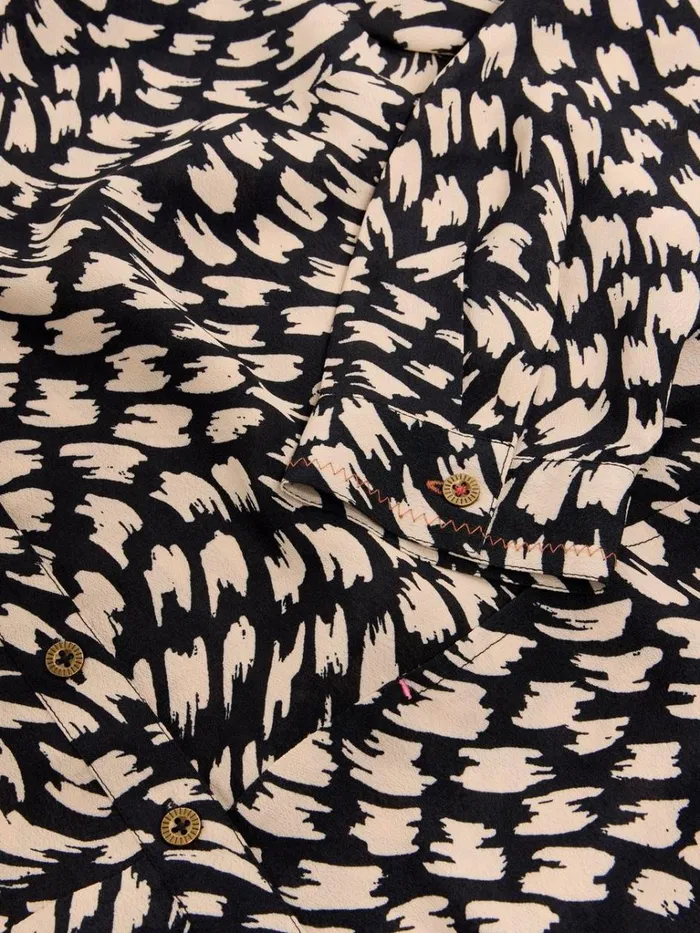 Women SHIRTS and BLOUSES White Stuff Danika Printed Tunic Black Multi Women SHIRTS and BLOUSES White Stuff Danika Printed Tunic Black Multi
