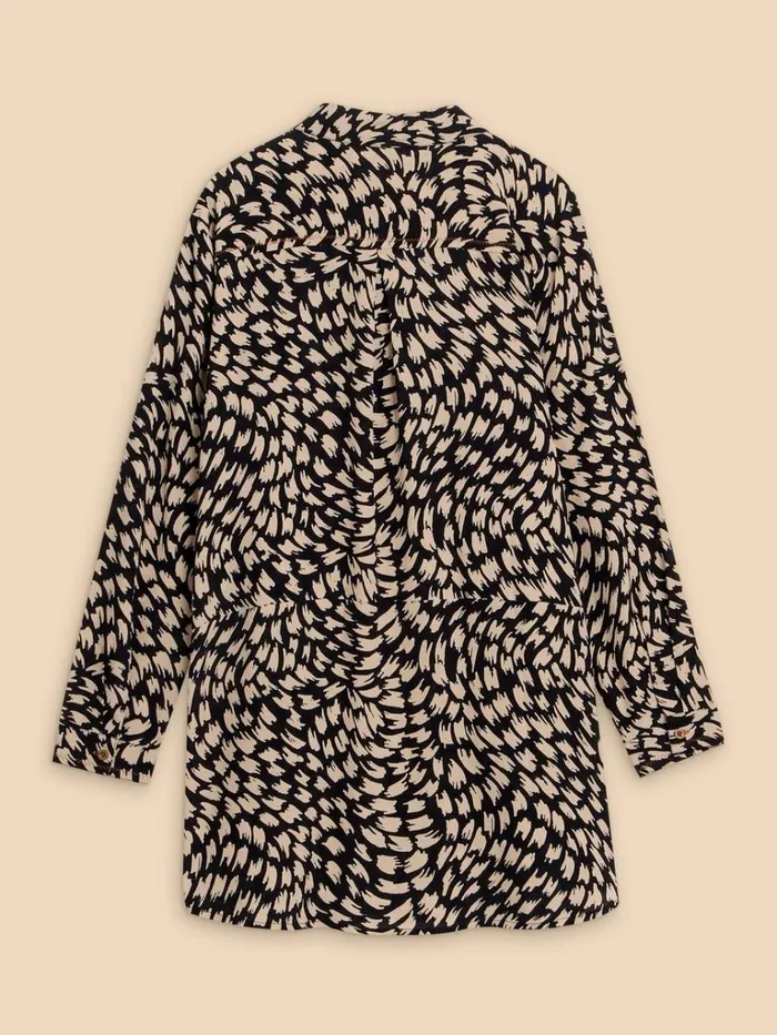 Women SHIRTS and BLOUSES White Stuff Danika Printed Tunic Black Multi Women SHIRTS and BLOUSES White Stuff Danika Printed Tunic Black Multi