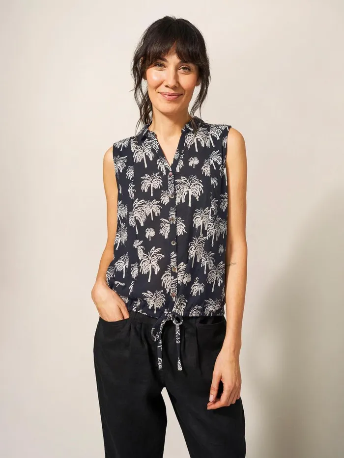 Women SHIRTS and BLOUSES White Stuff FLOWING GRASSES JERSEY SHIRT Black Print Women SHIRTS and BLOUSES White Stuff FLOWING GRASSES JERSEY SHIRT Black Print