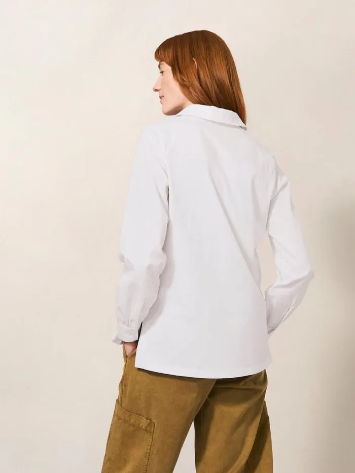 Women SHIRTS and BLOUSES White Stuff Fran Long Sleeve Shirt Brilliant White Women SHIRTS and BLOUSES White Stuff Fran Long Sleeve Shirt Brilliant White