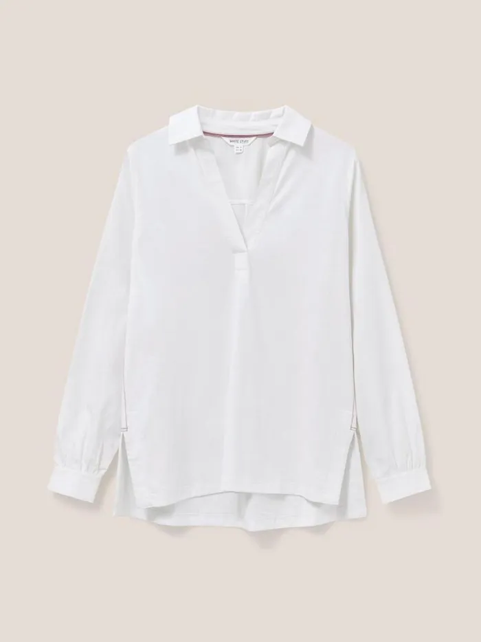 Women SHIRTS and BLOUSES White Stuff Fran Long Sleeve Shirt Brilliant White Women SHIRTS and BLOUSES White Stuff Fran Long Sleeve Shirt Brilliant White