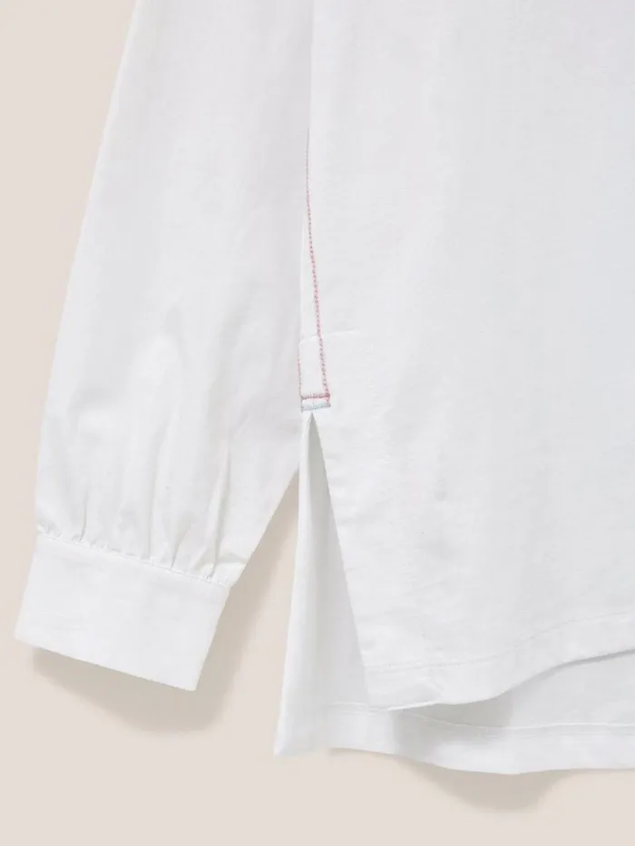Women SHIRTS and BLOUSES White Stuff Fran Long Sleeve Shirt Brilliant White Women SHIRTS and BLOUSES White Stuff Fran Long Sleeve Shirt Brilliant White