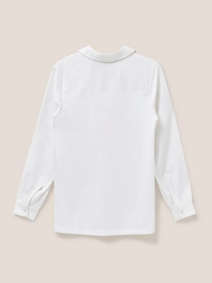 Women SHIRTS and BLOUSES White Stuff Fran Long Sleeve Shirt Brilliant White Women SHIRTS and BLOUSES White Stuff Fran Long Sleeve Shirt Brilliant White
