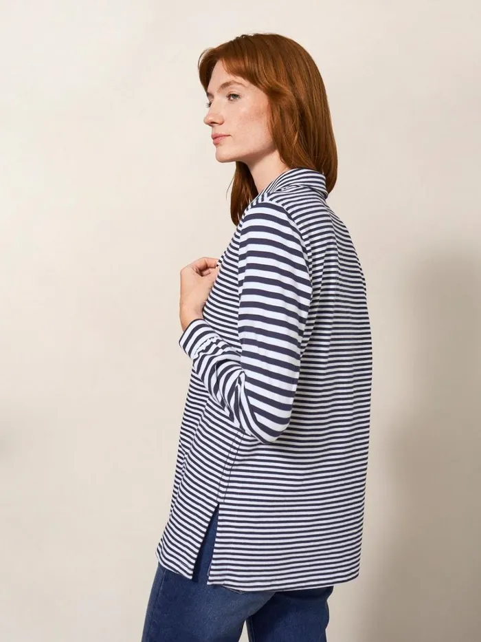 Women SHIRTS and BLOUSES White Stuff Fran Plain Shirt Navy Multi Women SHIRTS and BLOUSES White Stuff Fran Plain Shirt Navy Multi