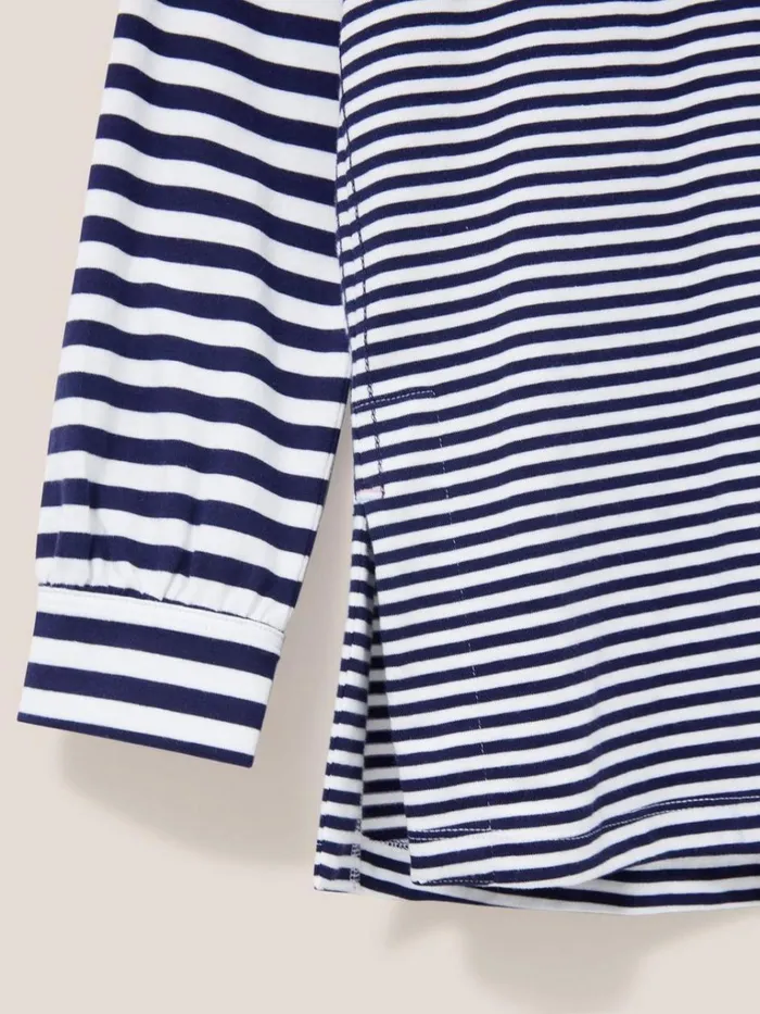 Women SHIRTS and BLOUSES White Stuff Fran Plain Shirt Navy Multi Women SHIRTS and BLOUSES White Stuff Fran Plain Shirt Navy Multi