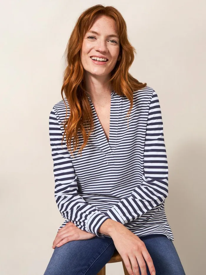 Women SHIRTS and BLOUSES White Stuff Fran Plain Shirt Navy Multi Women SHIRTS and BLOUSES White Stuff Fran Plain Shirt Navy Multi