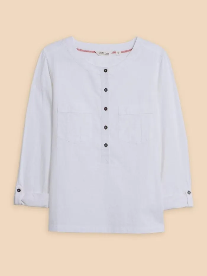 Women SHIRTS and BLOUSES White Stuff MACLEY MIX SHIRT Pale Ivory
