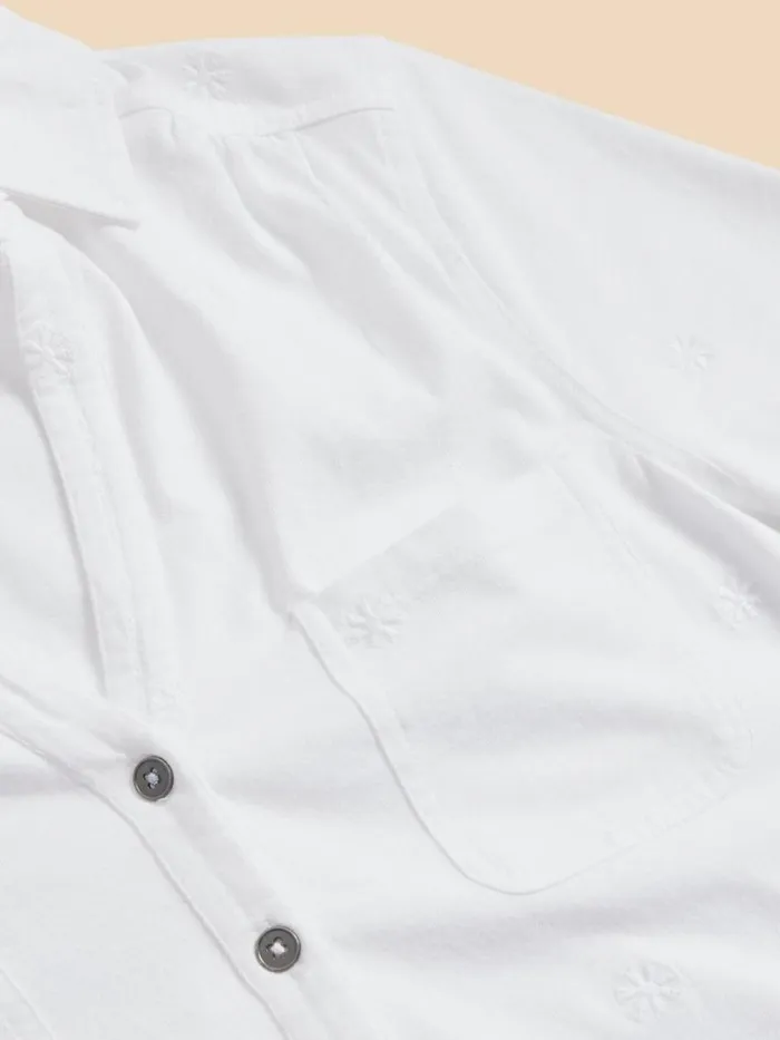 Women SHIRTS and BLOUSES White Stuff PENNY POCKET EMBROIDERED SHIRT Pale Ivory Women SHIRTS and BLOUSES White Stuff PENNY POCKET EMBROIDERED SHIRT Pale Ivory