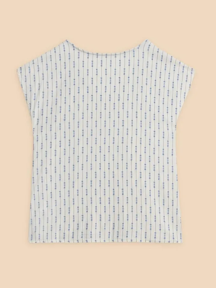 Women SHIRTS and BLOUSES White Stuff Rae Organic Cotton Vest Ivory Multi Women SHIRTS and BLOUSES White Stuff Rae Organic Cotton Vest Ivory Multi