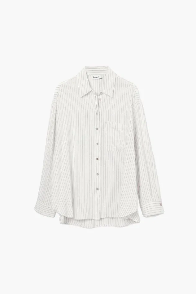 Women Shirts And Blouses Desigual Striped Print Shirt