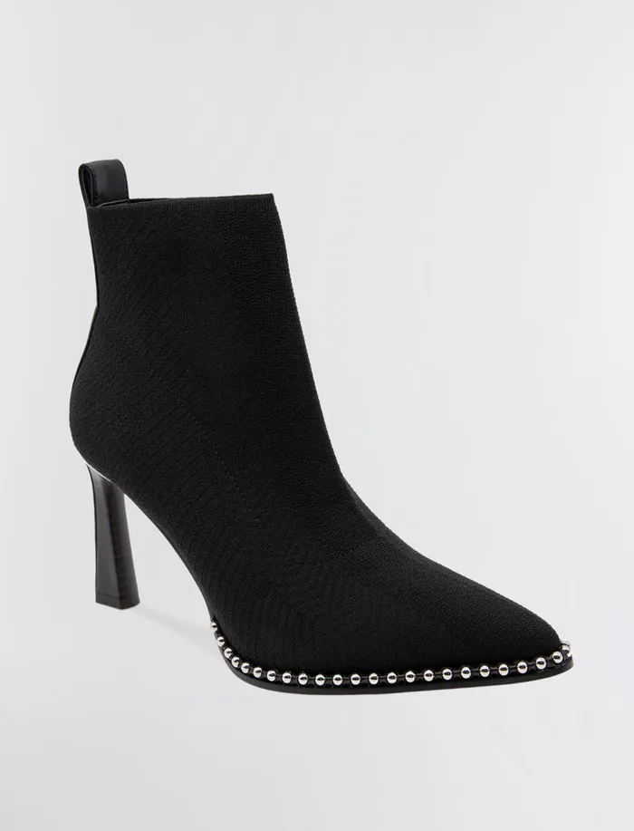 Women Shoes BCBG Beya Sock Bootie Black Flyknit