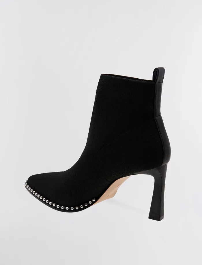 Women Shoes BCBG Beya Sock Bootie Black Flyknit