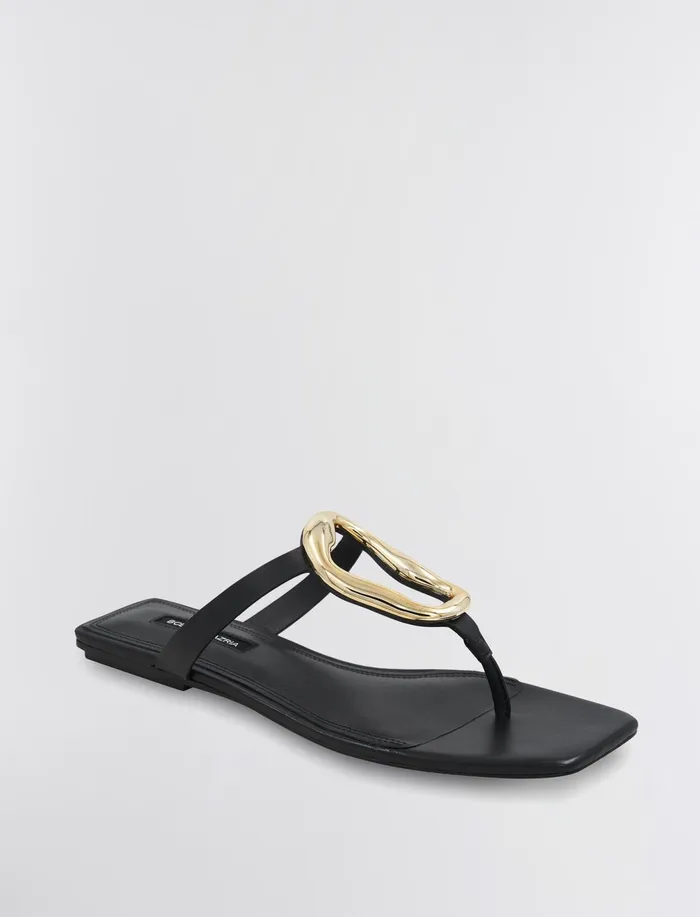 Women Shoes BCBG Kima Flat Sandal Black