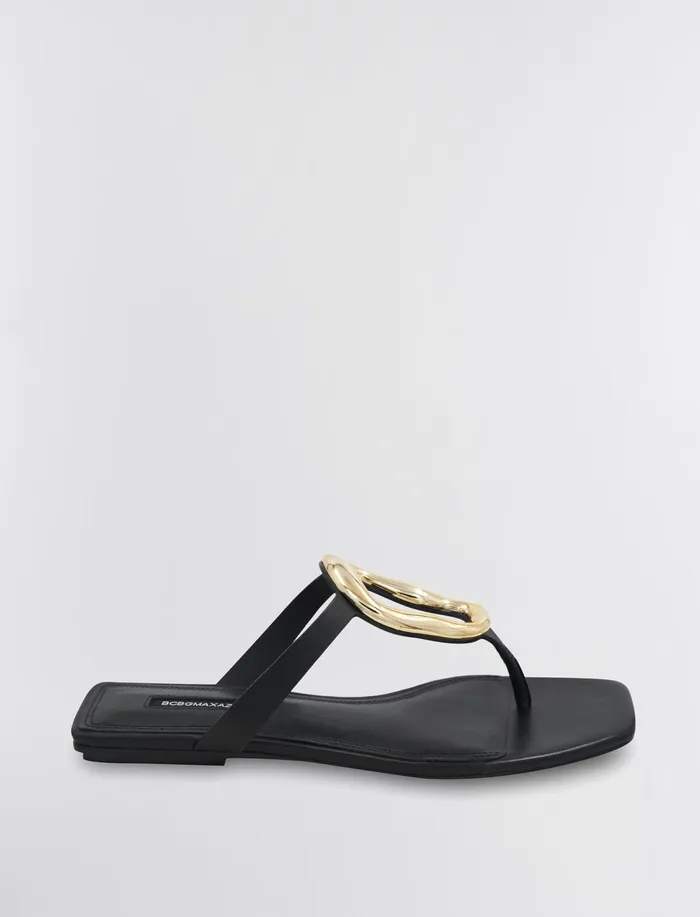 Women Shoes BCBG Kima Flat Sandal Black