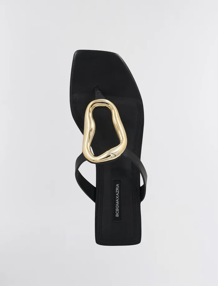 Women Shoes BCBG Kima Flat Sandal Black
