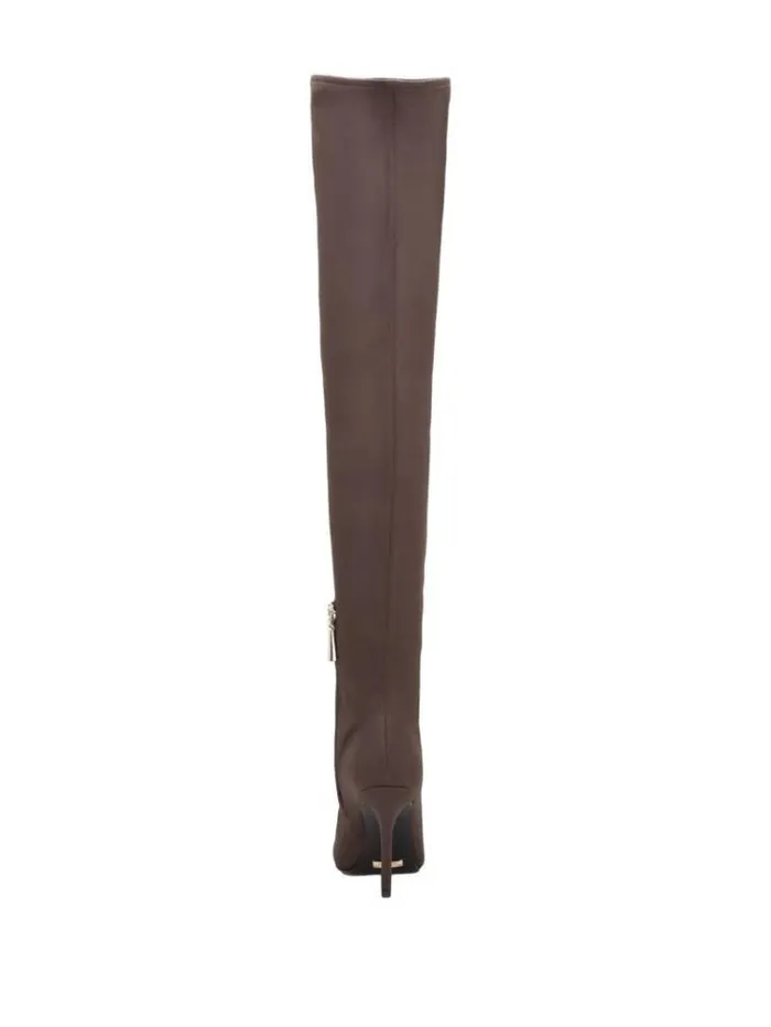 Women Shoes Marciano Belva OvertheKnee Boot Dark Brown