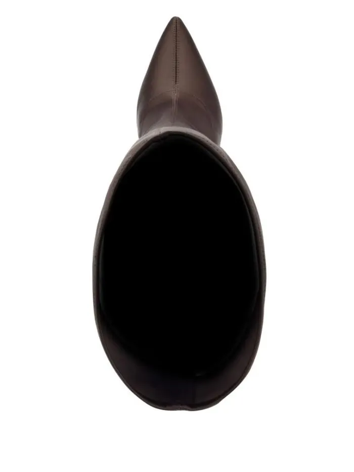 Women Shoes Marciano Belva OvertheKnee Boot Dark Brown