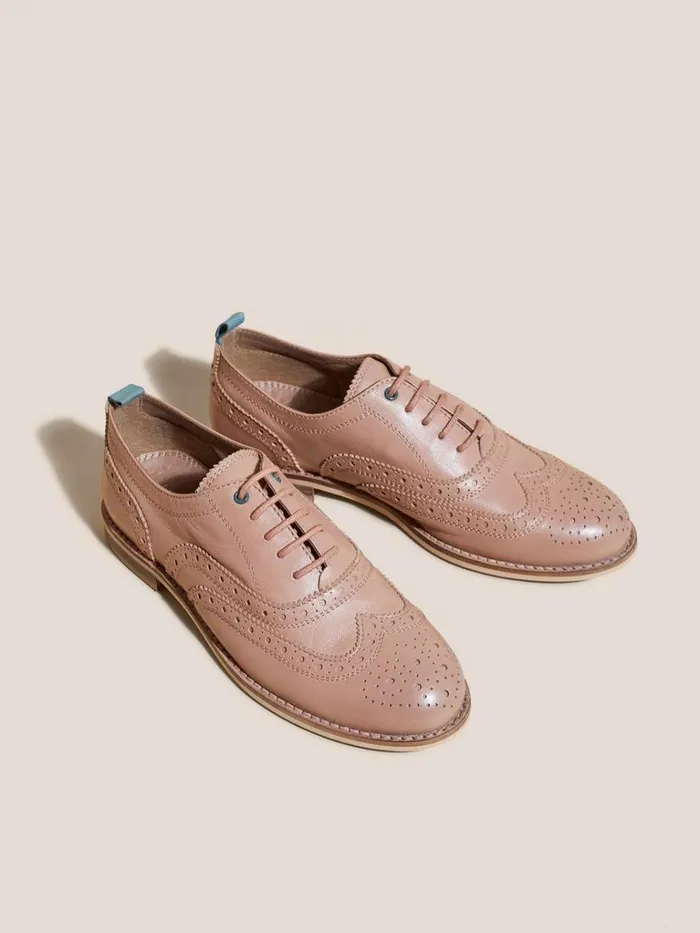Women SHOES White Stuff Thistle Lace Up Brogue Pink Multi Women SHOES White Stuff Thistle Lace Up Brogue Pink Multi