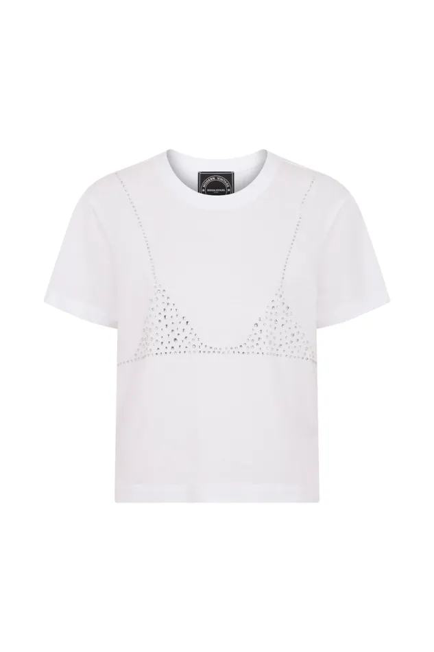 Women Shortsleeve Trompe L039oeil Tshirt White White Sonia Rykiel TShirts
