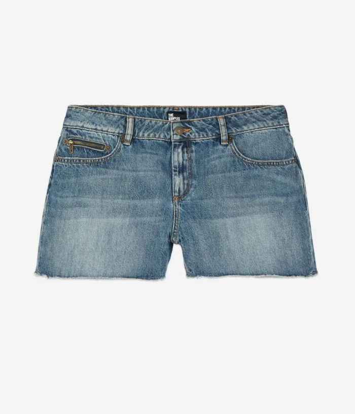Women Skirts and Shorts THE KOOPLES Blue Denim Shorts