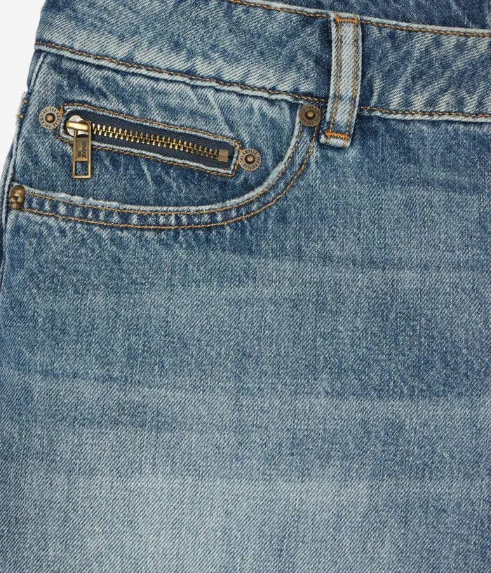 Women Skirts and Shorts THE KOOPLES Blue Denim Shorts