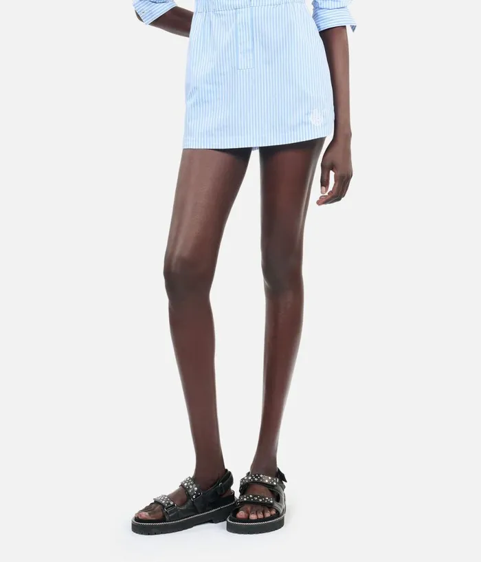 Women Skirts and Shorts THE KOOPLES Short Striped Skirt Women Skirts and Shorts THE KOOPLES Short Striped Skirt