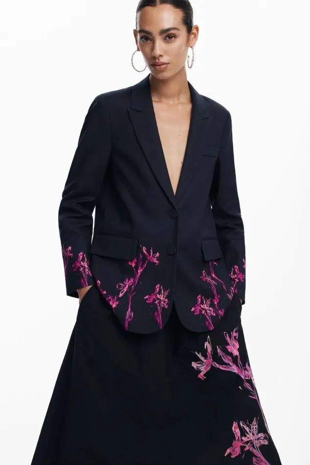 Women Skirts Desigual Orchid Midi Skirt