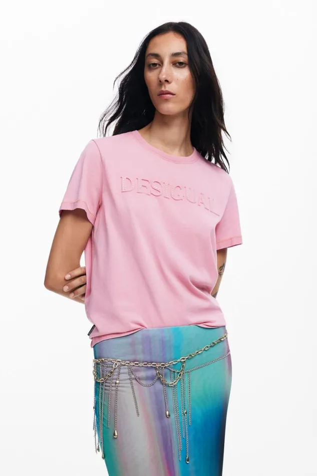 Women Skirts Desigual Tulle Skirt With Gradient Effect