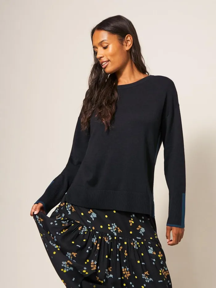 Women SKIRTS White Stuff Jamima Eco Vero Midi Skirt Black Multi Women SKIRTS White Stuff Jamima Eco Vero Midi Skirt Black Multi